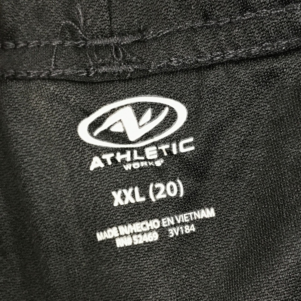 Athletic Works Running Shorts Womens XXL 20 Black Camo DriWorks Active VT6912 - Picture 8 of 11
